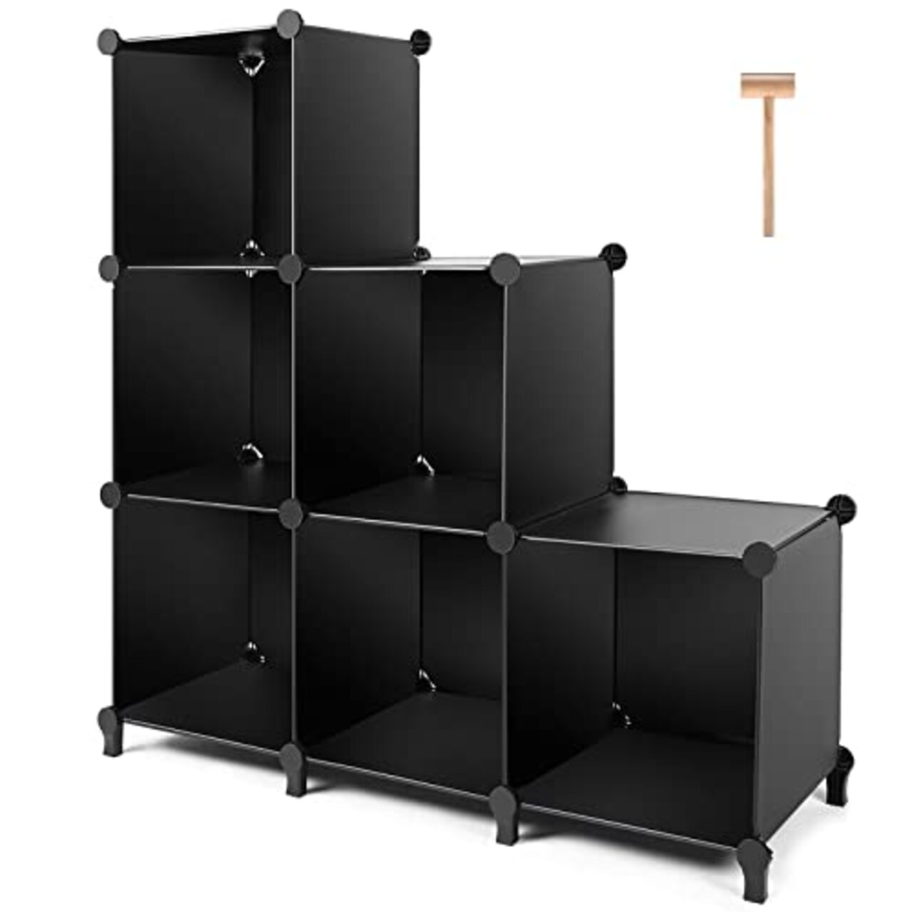TomCare Cube Storage 6-Cube Closet Organizer Storage Shelves Cubes